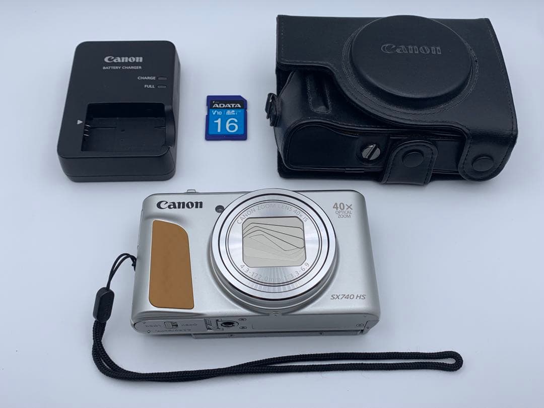 Canon SX740HS キャノン コンパクトデジタルカメラ メモリーカード付