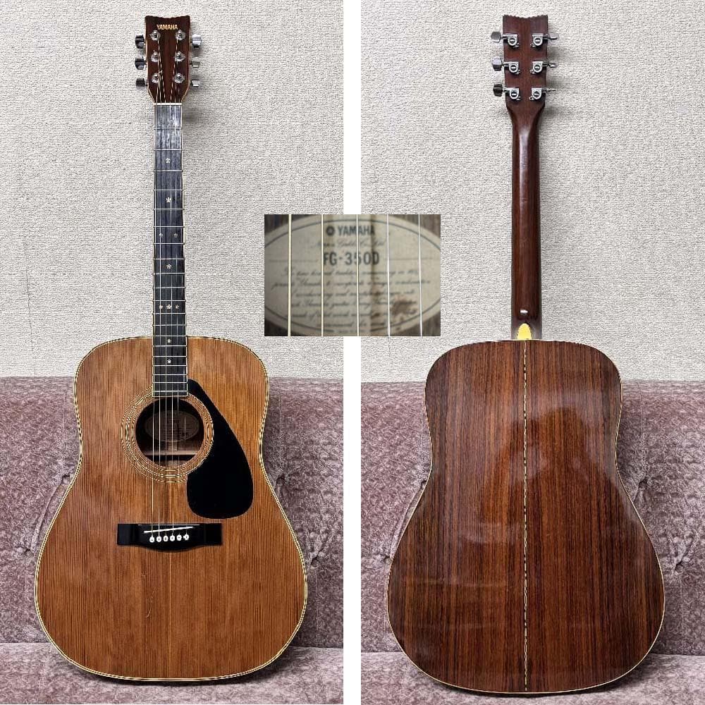 ヤマハ YAMAHA FG-350D エレアコ仕様 トップ単板 日本製