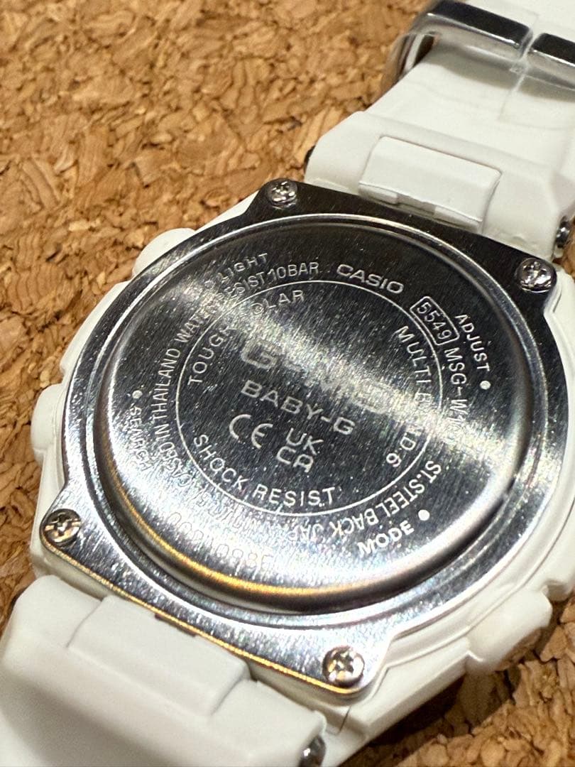 CASIO　BABY-G　 MSG-W100-7AJF　レディースウォッチ 美品