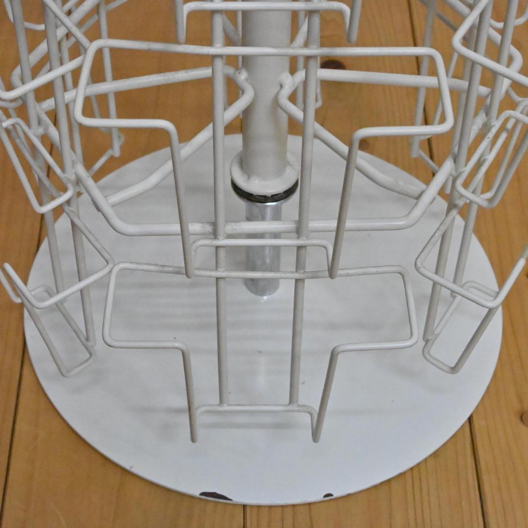 サイサイさん専用【ポストカードラック】卓上 回転スムーズ 什器 4段