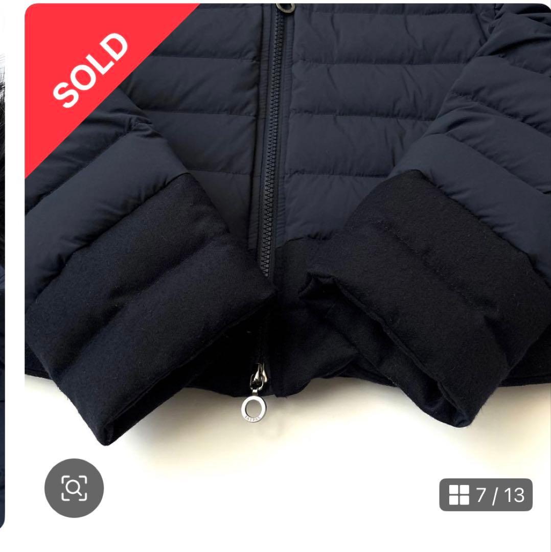 TATRAS VARENAタトラス ヴァレナ ダウンジャケット ショート 紺 L