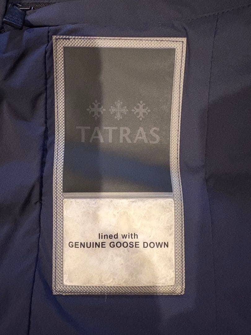 TATRAS VARENAタトラス ヴァレナ ダウンジャケット ショート 紺 L