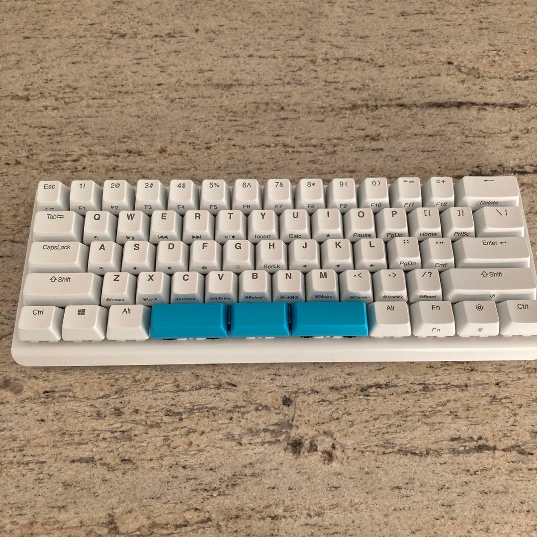 Kinesis Gaming TKO スペース分割　ホワイト　キーボード