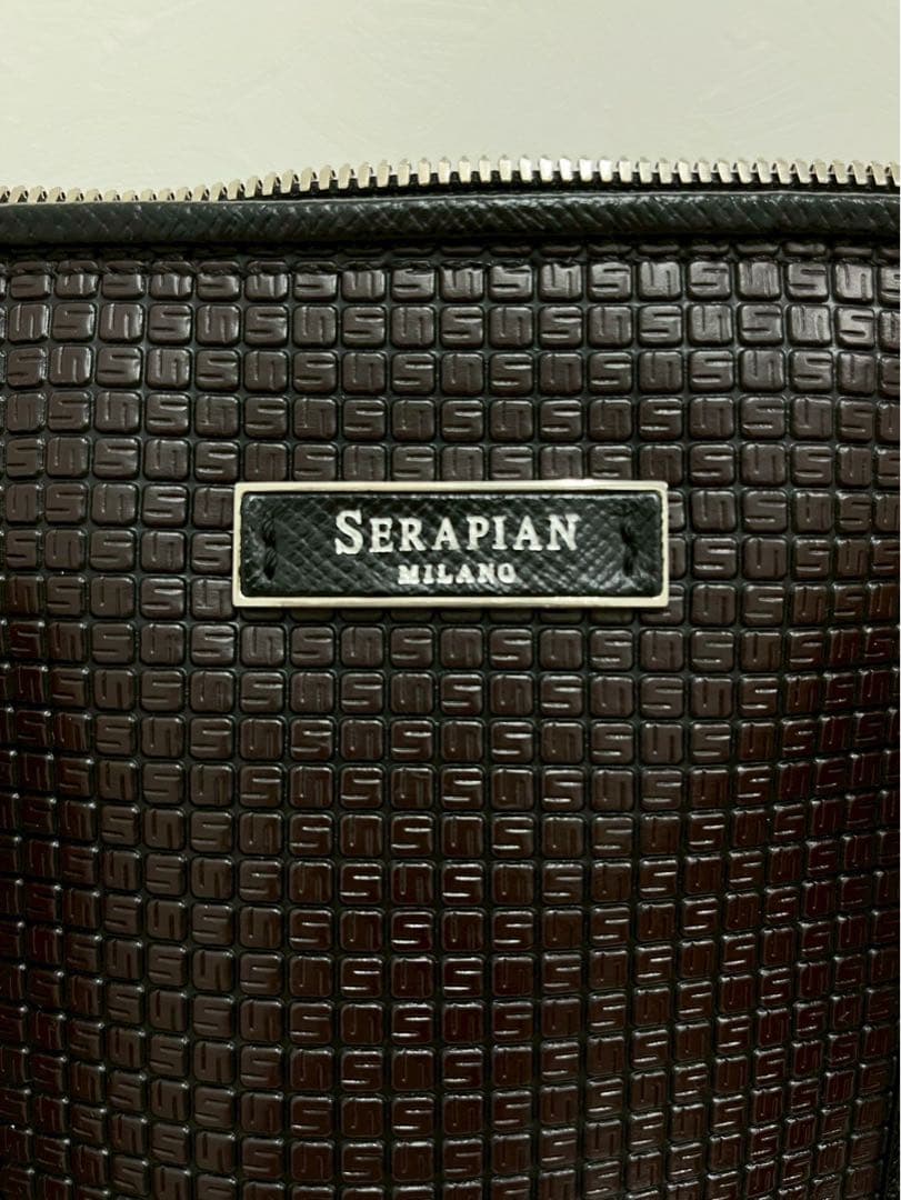 SERAPIAN MILANOビジネスバッグ／PC対応 レザー ブリーフケース