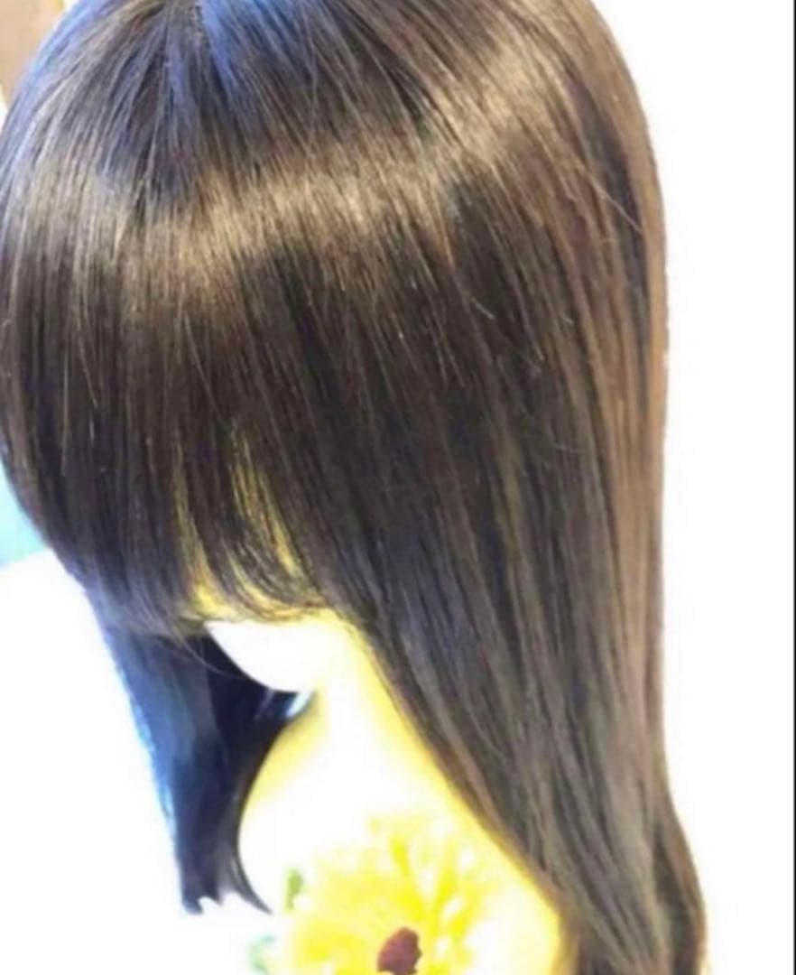 46cm 医療用レミー 人毛100% 総手植え サラサラロングヘア✨