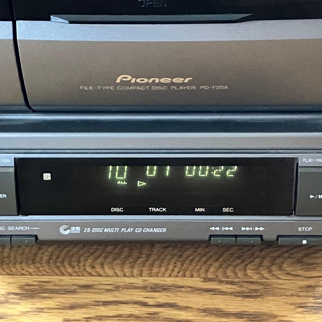 [リモコン付] パイオニア 25枚CD チェンジャー PD-F25A