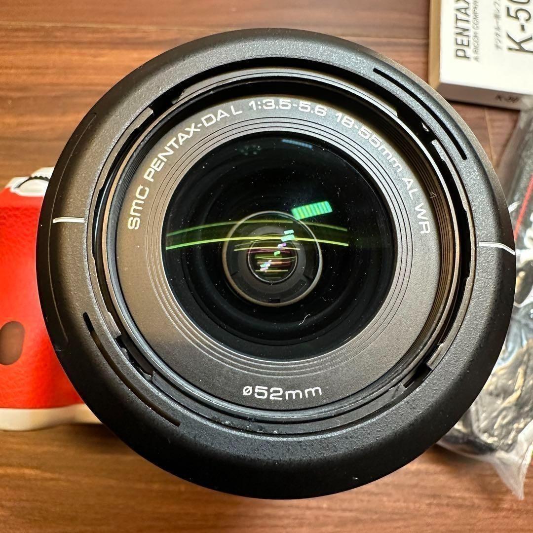 PENTAX K-50 レンズキット ホワイトレッド 2768