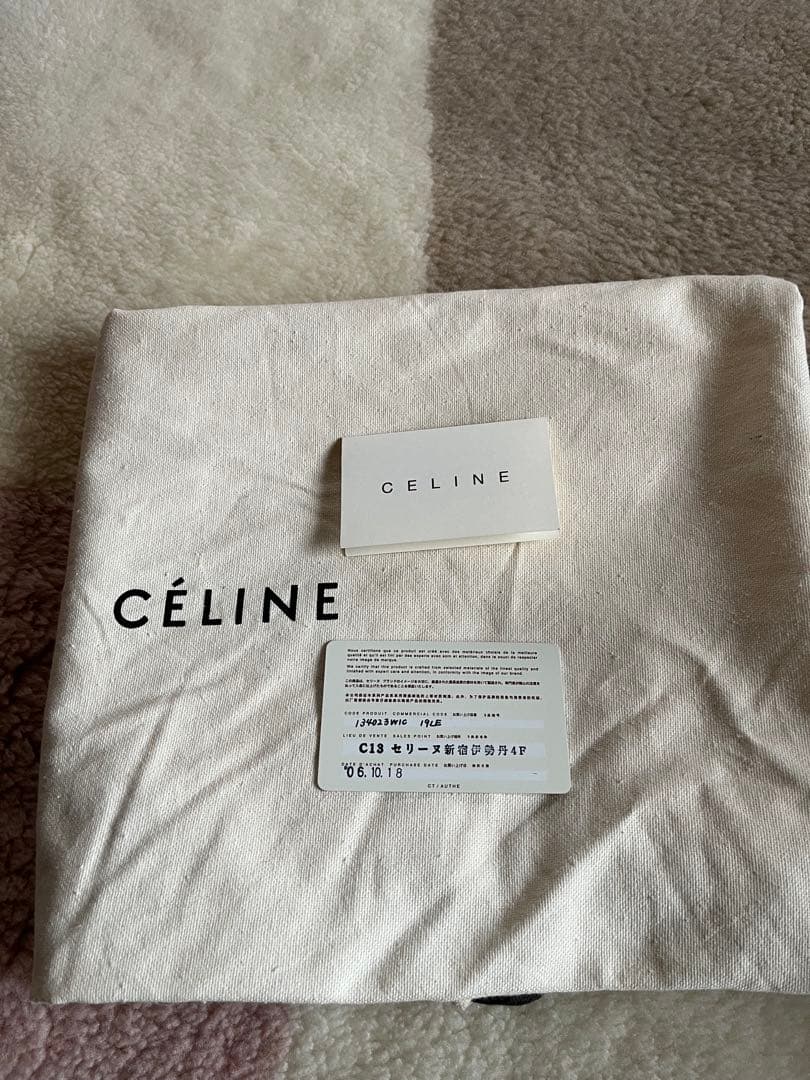 セリーヌCELINE レア希少　ハラコ✖️レザー　トートバッグ ブギー