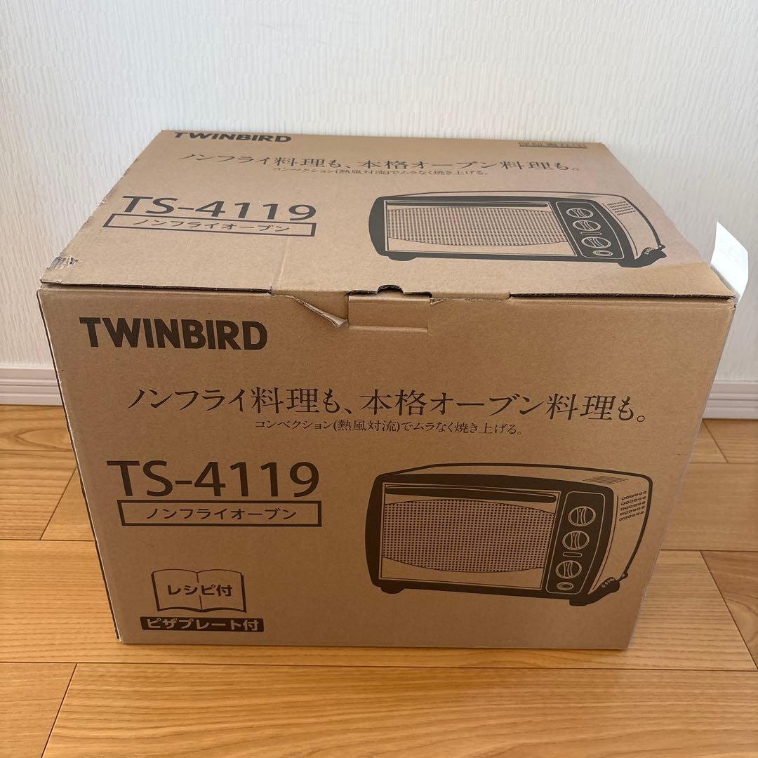 TWINBIRDコンベクション ノンフライ オーブン トースターTS-4119W