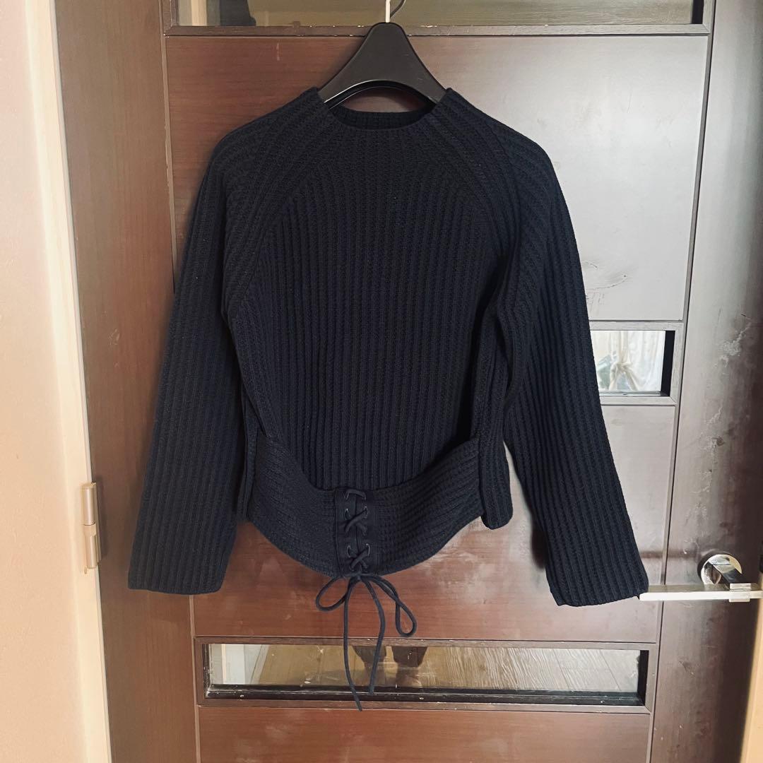 新品☆ ANAYI バックレースアップ プルオーバー/セオリー、23区、ロペ