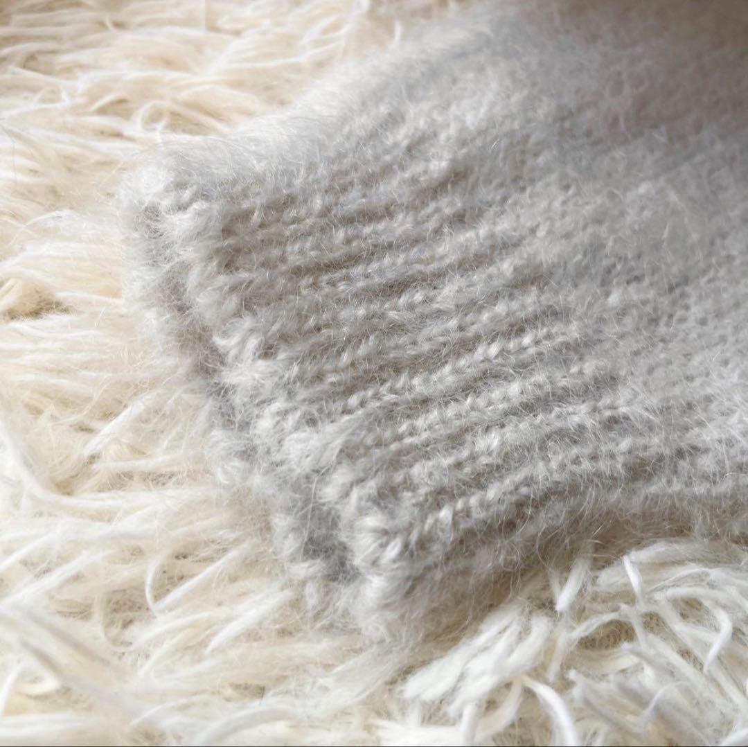 Harley OF SCOTLAND　モヘヤ　ウール混　ニット　セーター