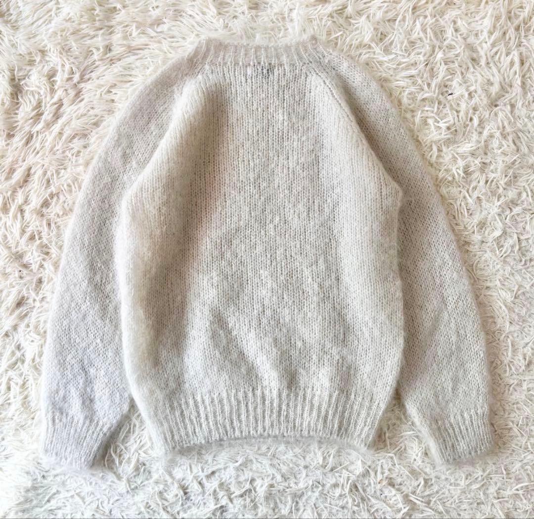 Harley OF SCOTLAND　モヘヤ　ウール混　ニット　セーター