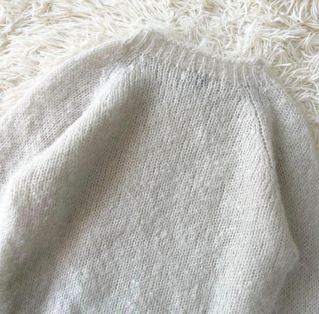 Harley OF SCOTLAND　モヘヤ　ウール混　ニット　セーター