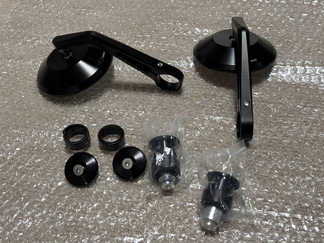 TEC製 バーエンドミラーセット