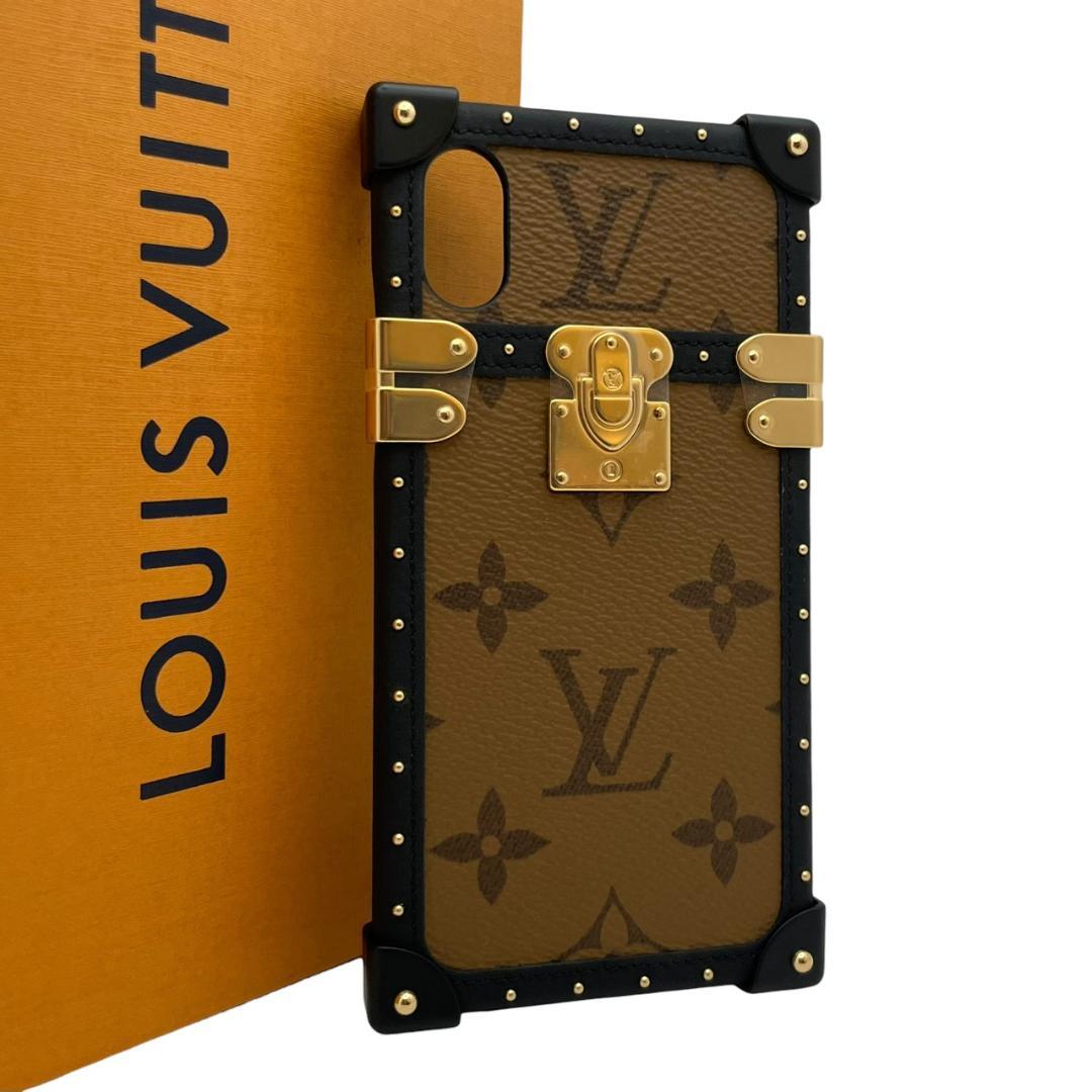 【新品】 ルイヴィトン iPhoneXケース モノグラム リバース アイトランク