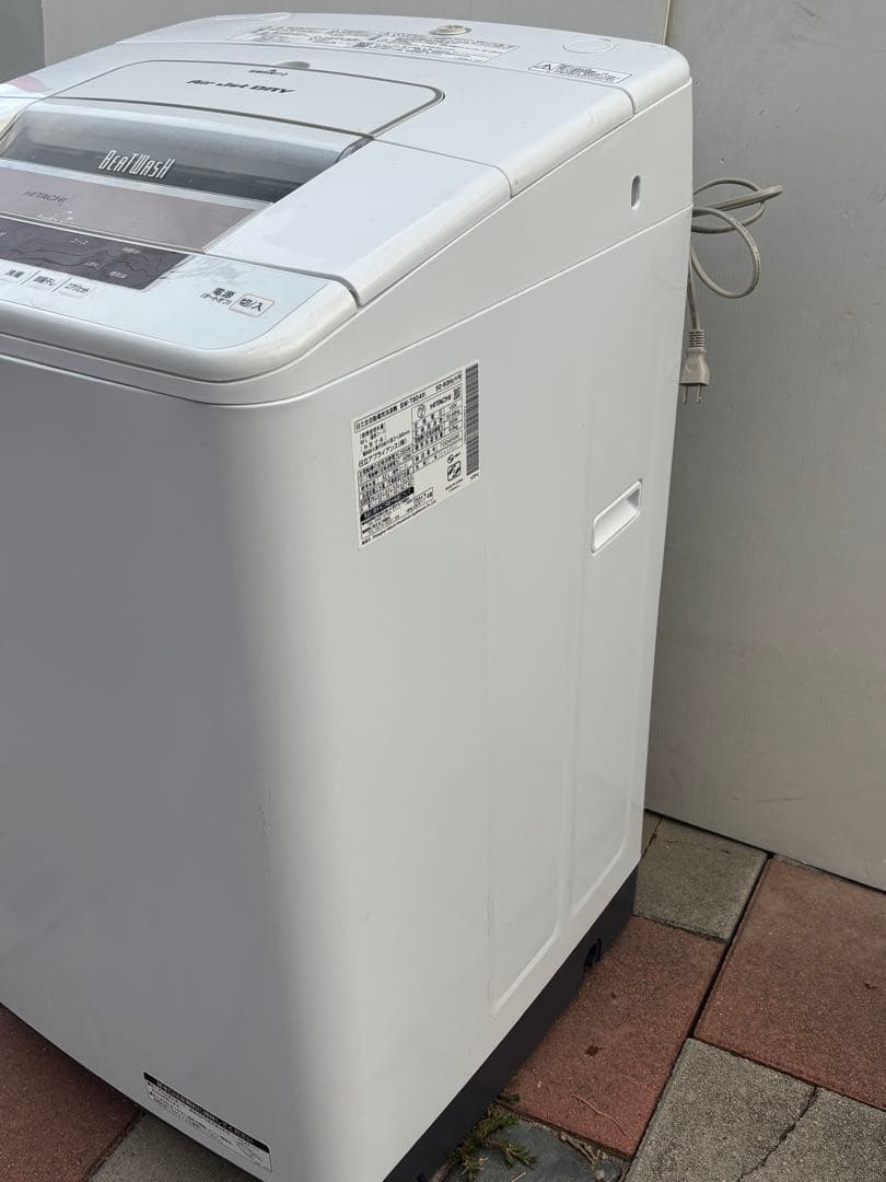 全自動洗濯機 8kg ビートウォッシュ BW-T804 日立