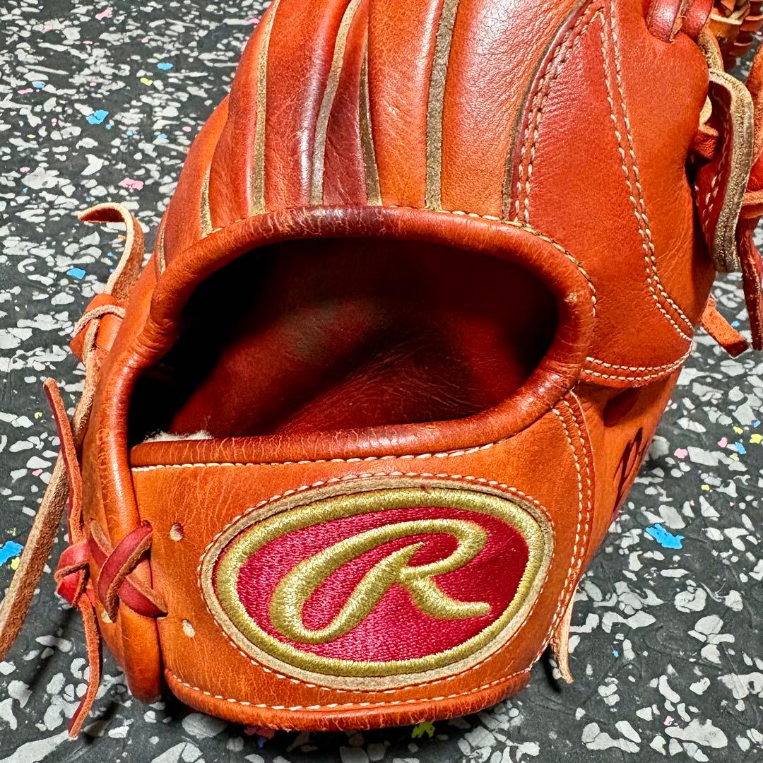 ローリングス プロプリモ 和牛レザー 硬式用 外野手用 グローブ レッドオレンジ