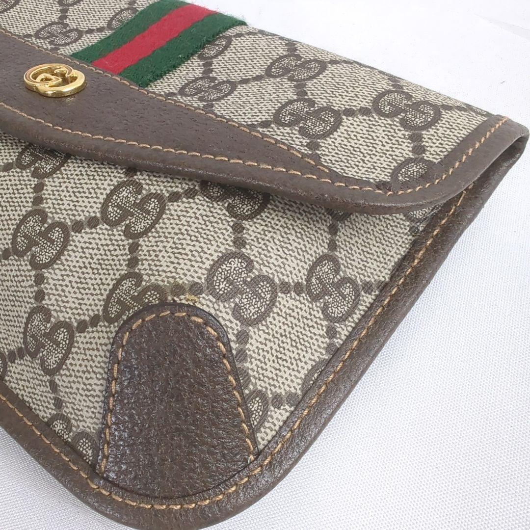 【新品級】GUCCI グッチ シェリーライン GG柄 ポーチ
