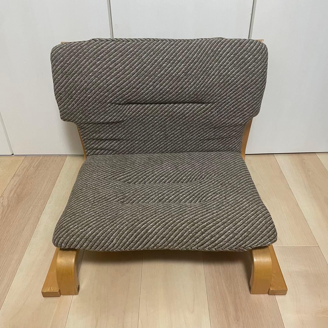 新日本木工 低座椅子 胡坐楽座椅子 徳島県立工業技術センター 腰痛防止