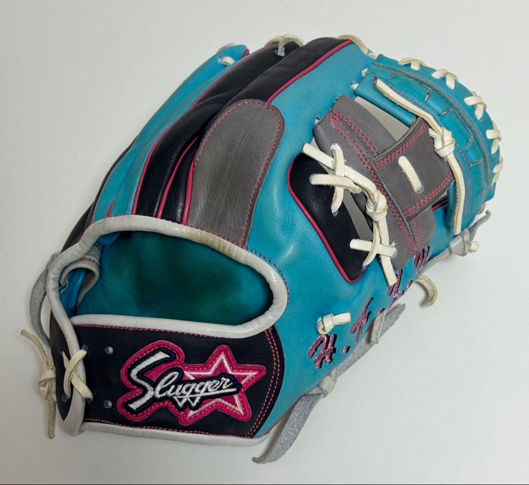 ぴ*ま様 Slugger 久保田スラッガー　オーダー　軟式グローブ　良型　内野手