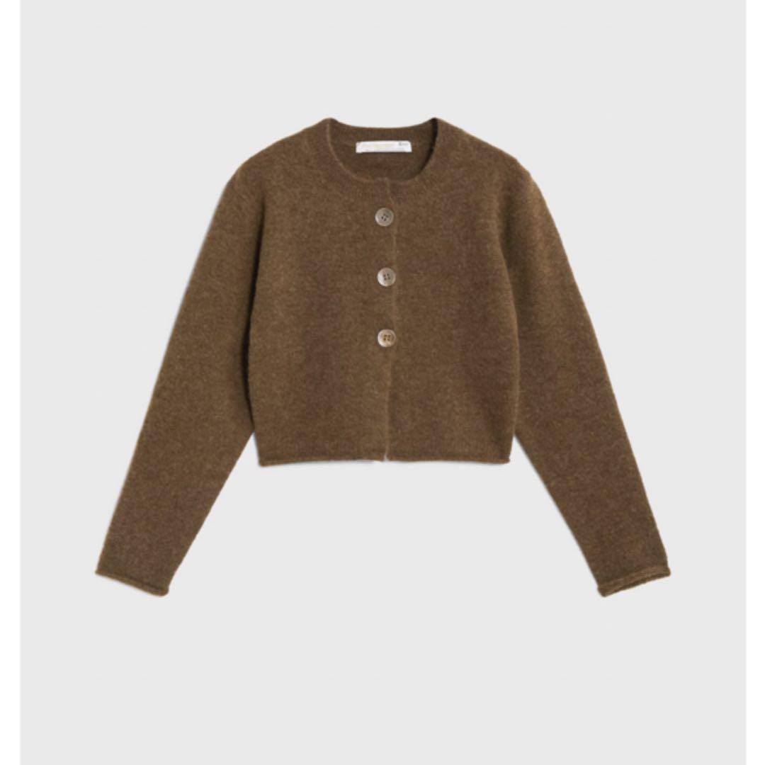 【新品未使用】GREED International ショートニットカーディガン