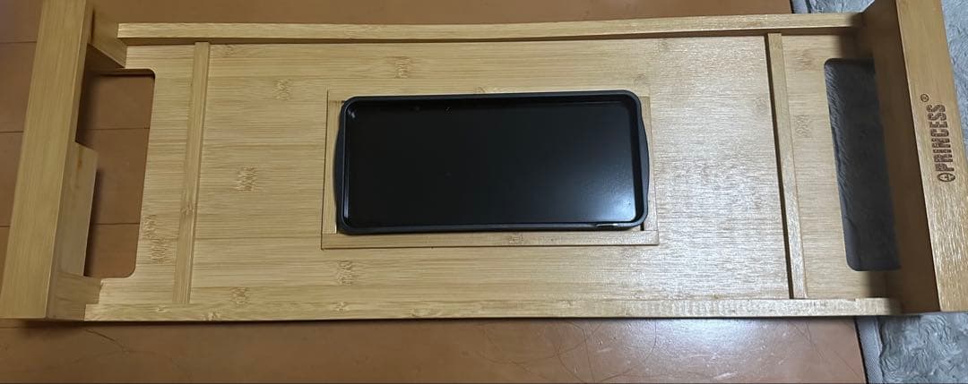 PRINCESS ホットプレート 大 黒 竹製ハンドル