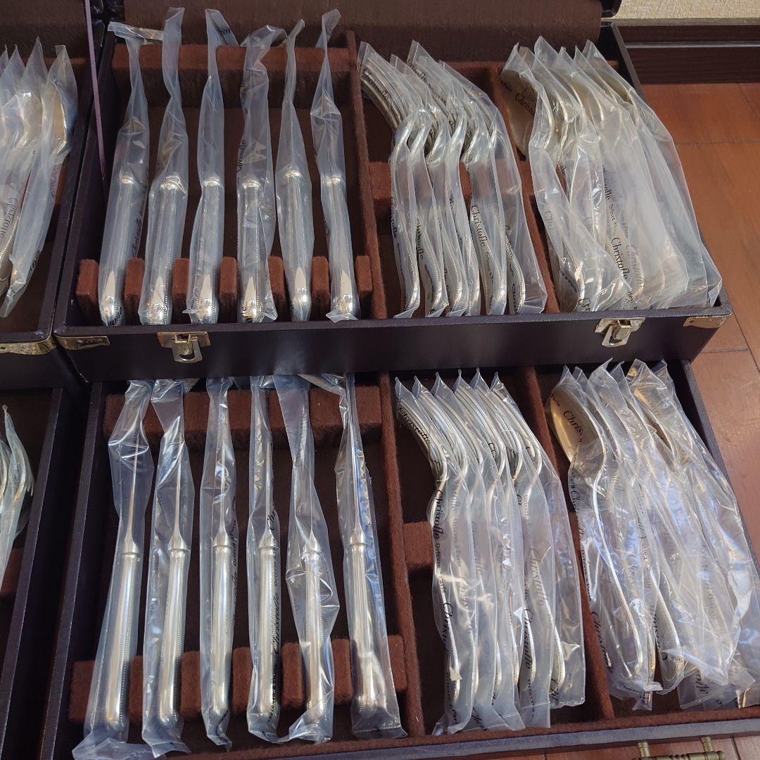 クリストフル　パール　72本　カトラリー　スプーン　フォーク　新品　140万相当