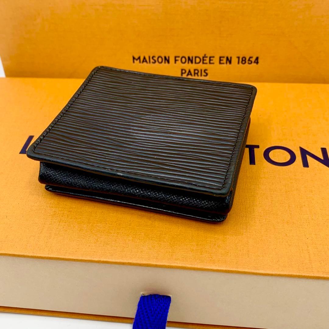 ルイヴィトン　ケース　小銭入れ　ポルトモネ　ボワット　ブラック　ノワール