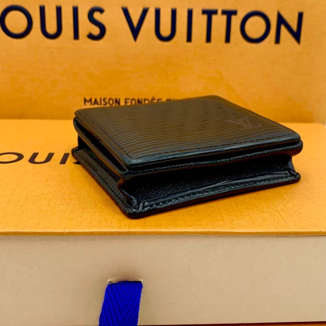 ルイヴィトン　ケース　小銭入れ　ポルトモネ　ボワット　ブラック　ノワール