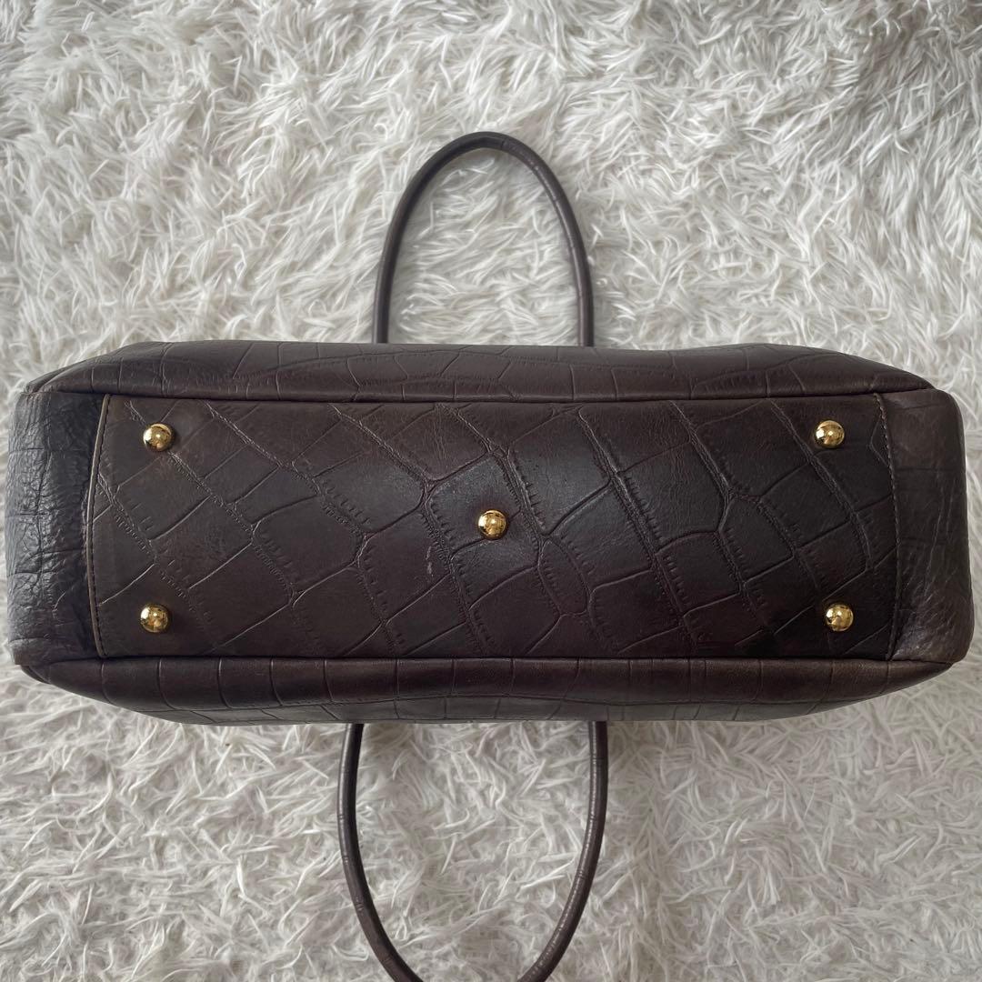 Dakota ボストンバッグ　レザー　ブラウン　A4入ります。