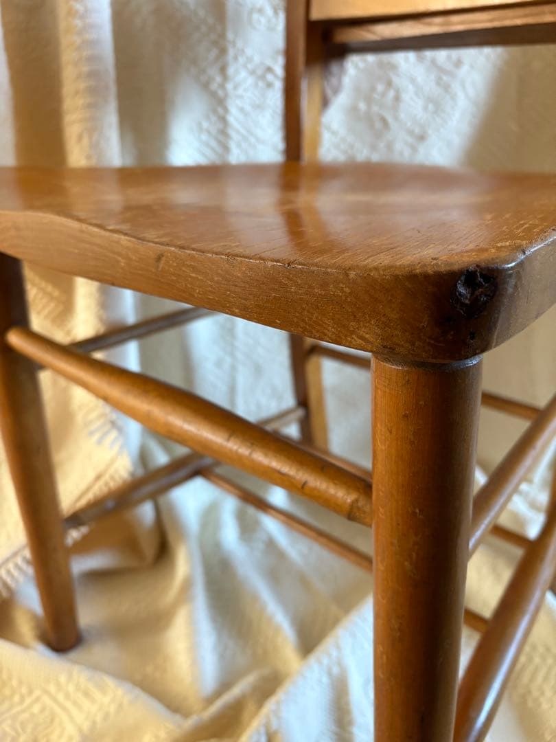 アンティーク　チャーチチェア　ロイズアンティーク 購入品　訳あり