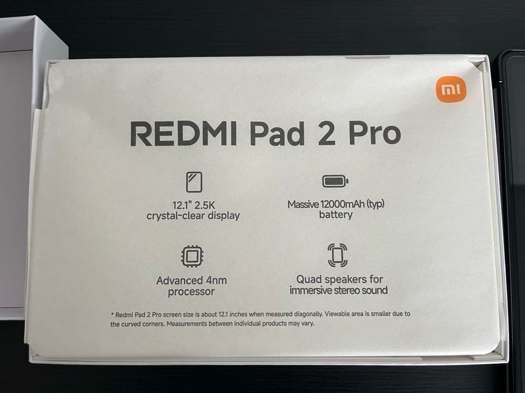 シャオミ REDMI Pad 2 Pro 6GB+128GB グラファイトグレー