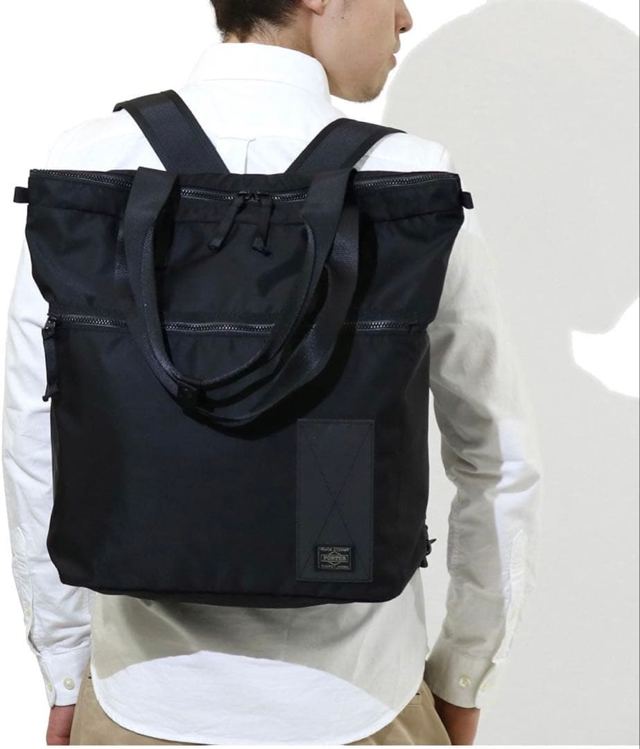 希少！ PORTER レイズ 2Way ブラック トートバッグ