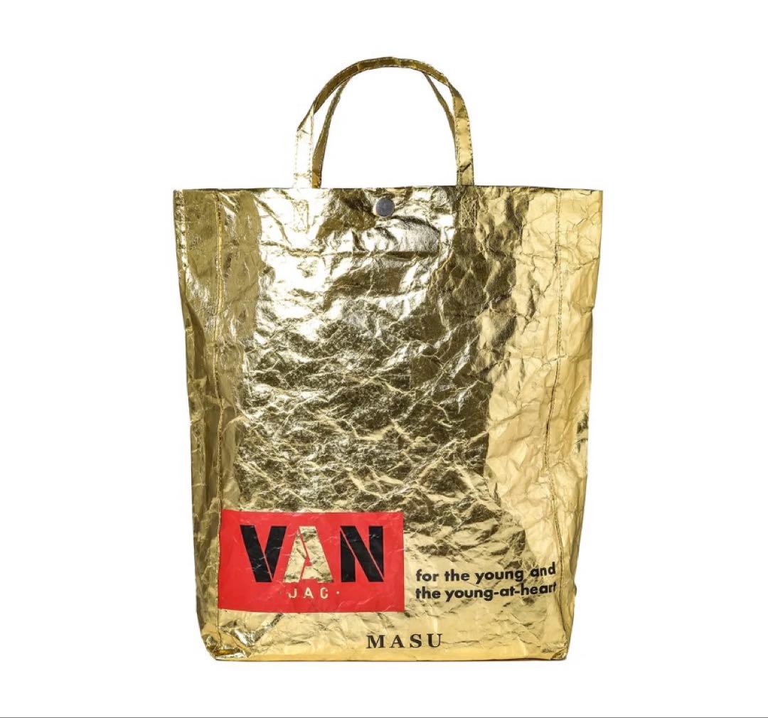 タグ付未使用MASU X VAN JAC Shopping Bag （Gold）