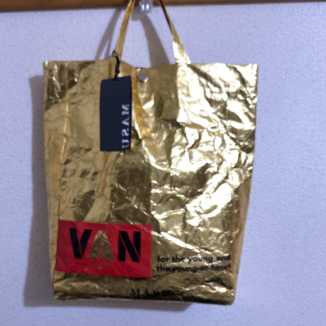 タグ付未使用MASU X VAN JAC Shopping Bag （Gold）