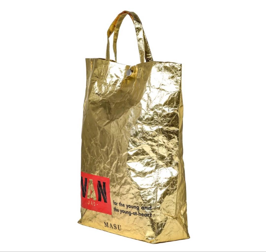 タグ付未使用MASU X VAN JAC Shopping Bag （Gold）
