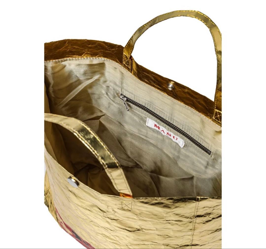 タグ付未使用MASU X VAN JAC Shopping Bag （Gold）