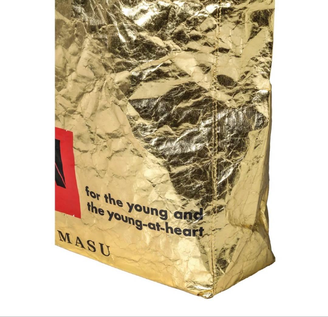 タグ付未使用MASU X VAN JAC Shopping Bag （Gold）