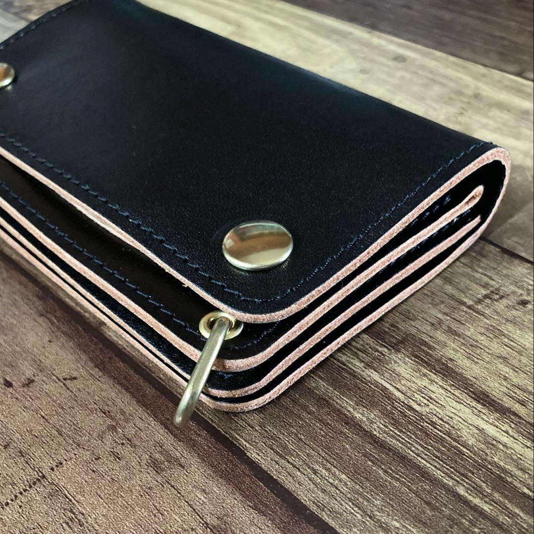 【天然水】ホースバット ミドルトラッカーウォレット【お札を折らずに収納】