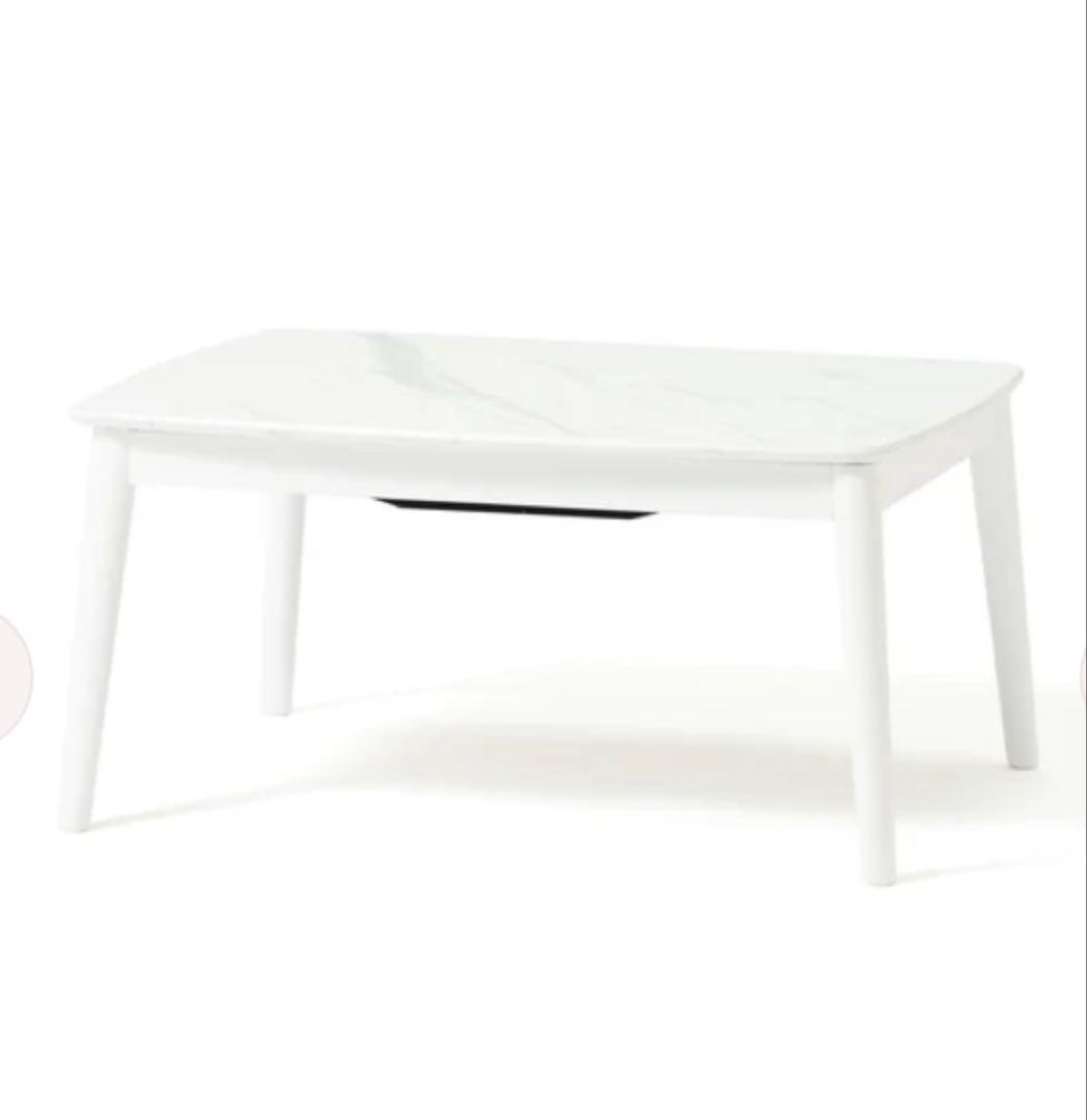 Francfrancモスコ こたつテーブル S 800×600 マーブル