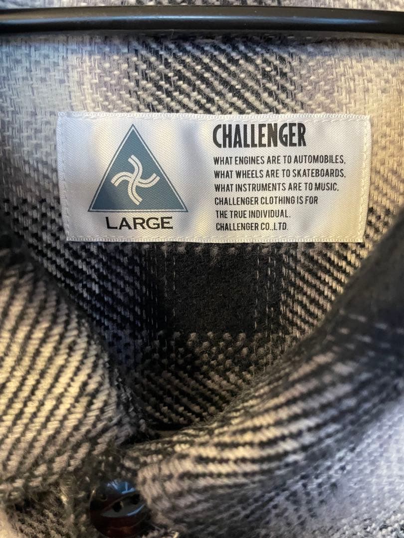 チャレンジャー　challenger オンブレーチェックシャツ