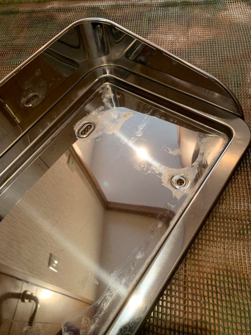 ◼️大型トラック ステンレス ナンバー枠 ウロコ バイザー