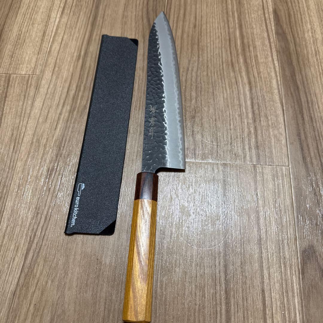 堺孝行　牛刀　包丁　刃渡り24cm スーパー青鋼