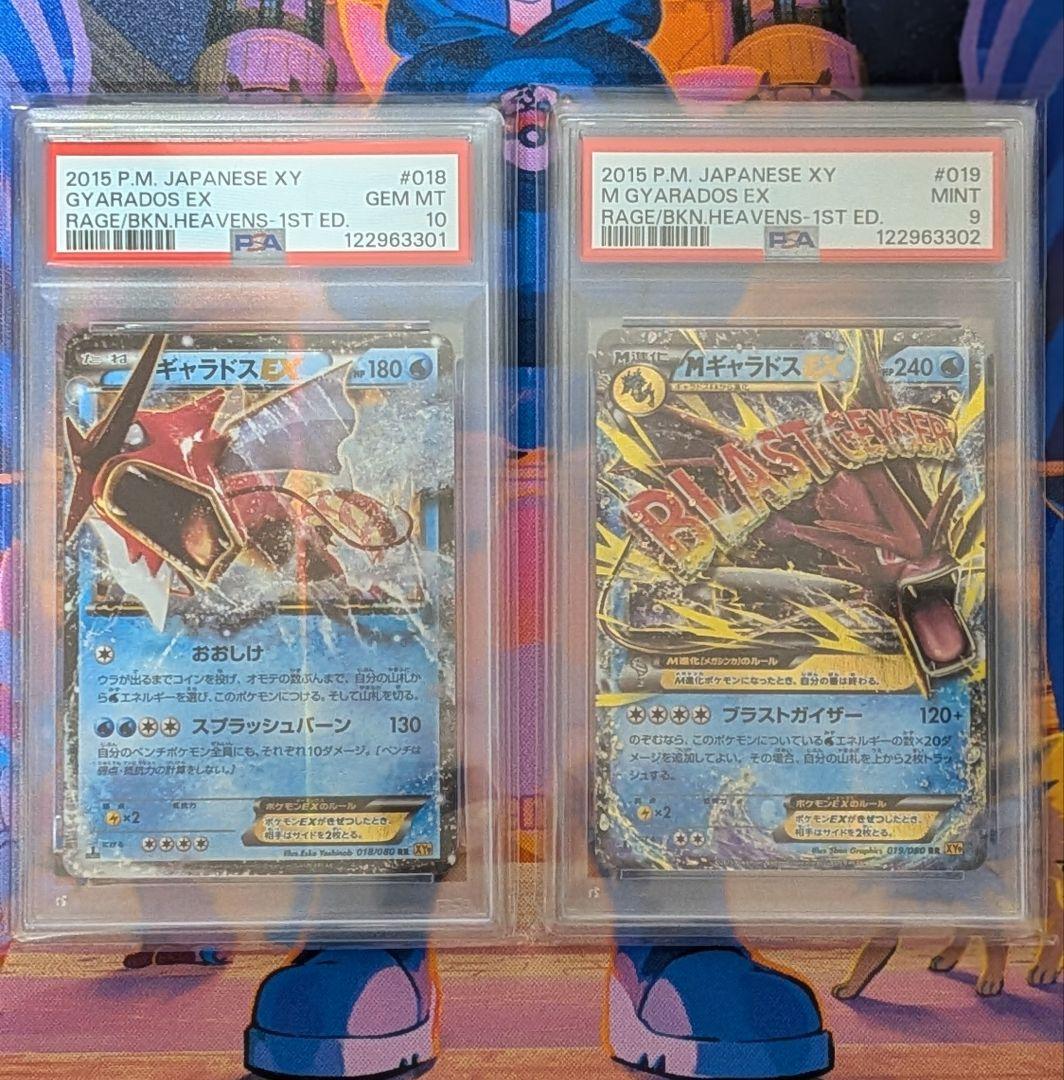 【PSA10 & 9】ギャラドスEX MギャラドスEX RR XY9 1ED
