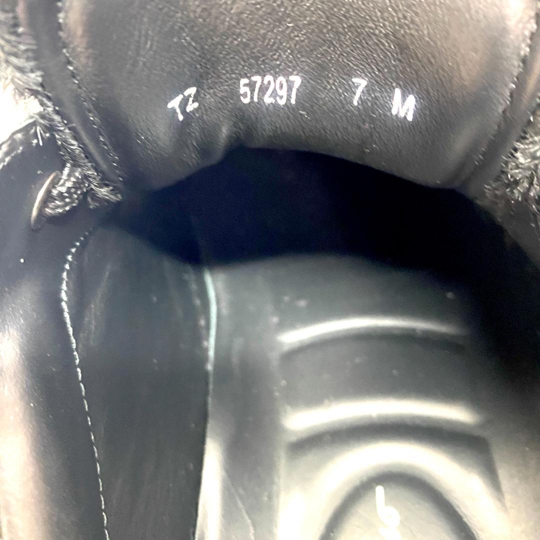 サルヴァトーレ フェラガモ ハラコ スニーカー ガンチーニ ブラック 7