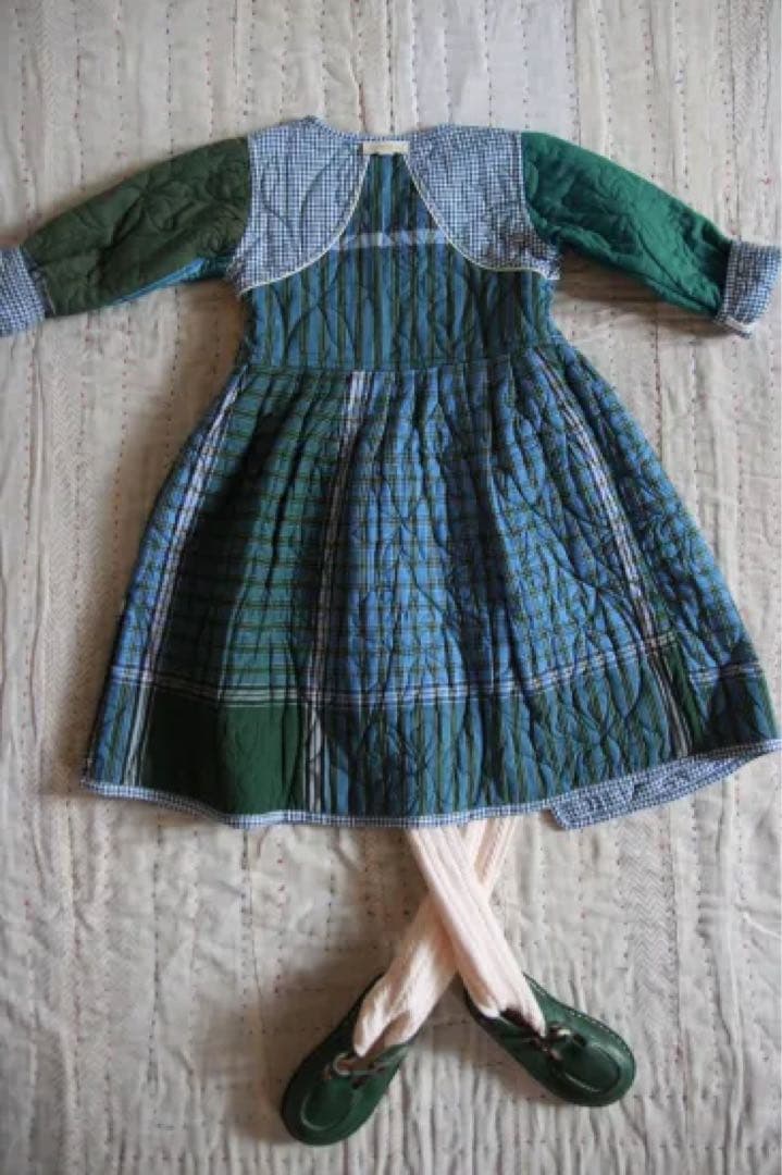 ワンピース Bonjour diary QUILTED COAT DRESS Vichy