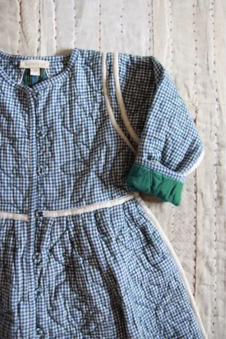 ワンピース Bonjour diary QUILTED COAT DRESS Vichy