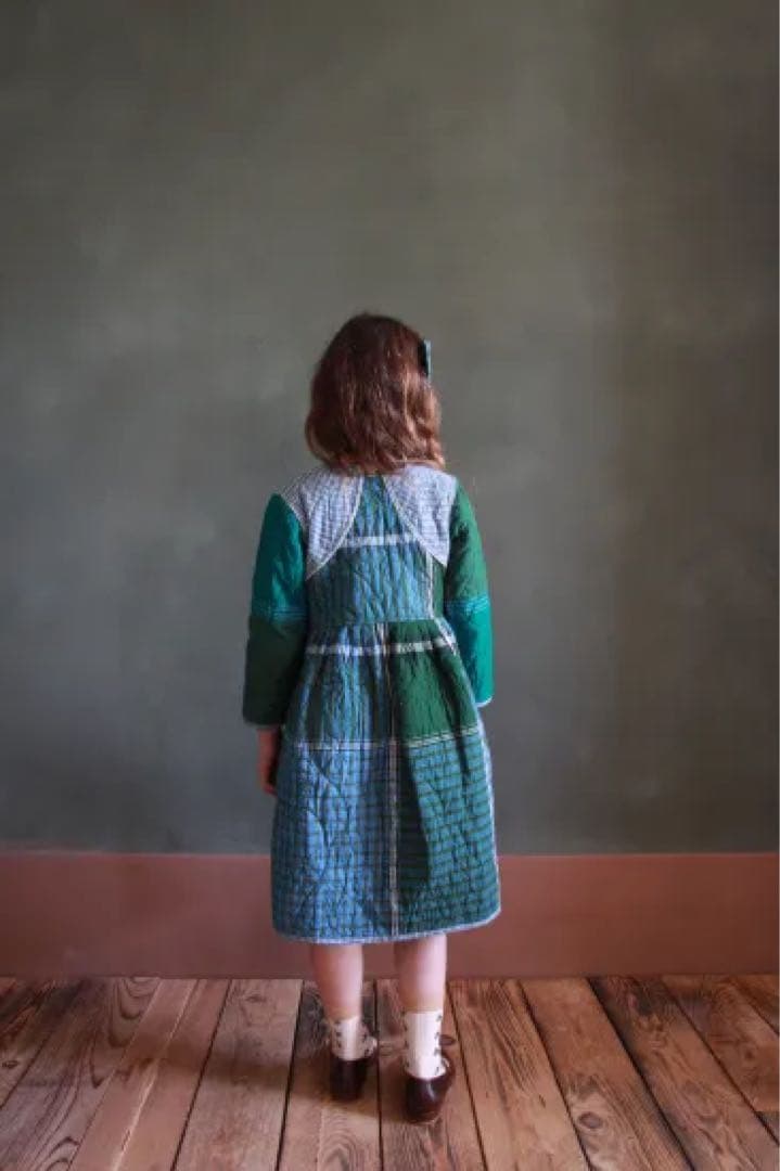 ワンピース Bonjour diary QUILTED COAT DRESS Vichy