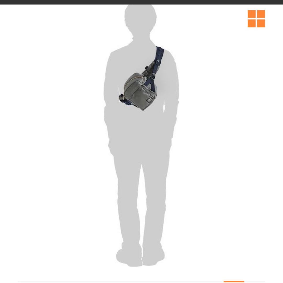 PORTER / PX TANKER FANNY PACK シルバーグレー