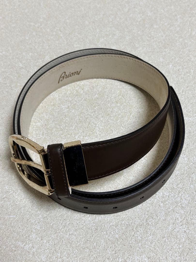 Brioni ブラウン ベルト
